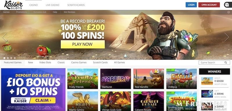 Kaiser slots app in United Kingdom